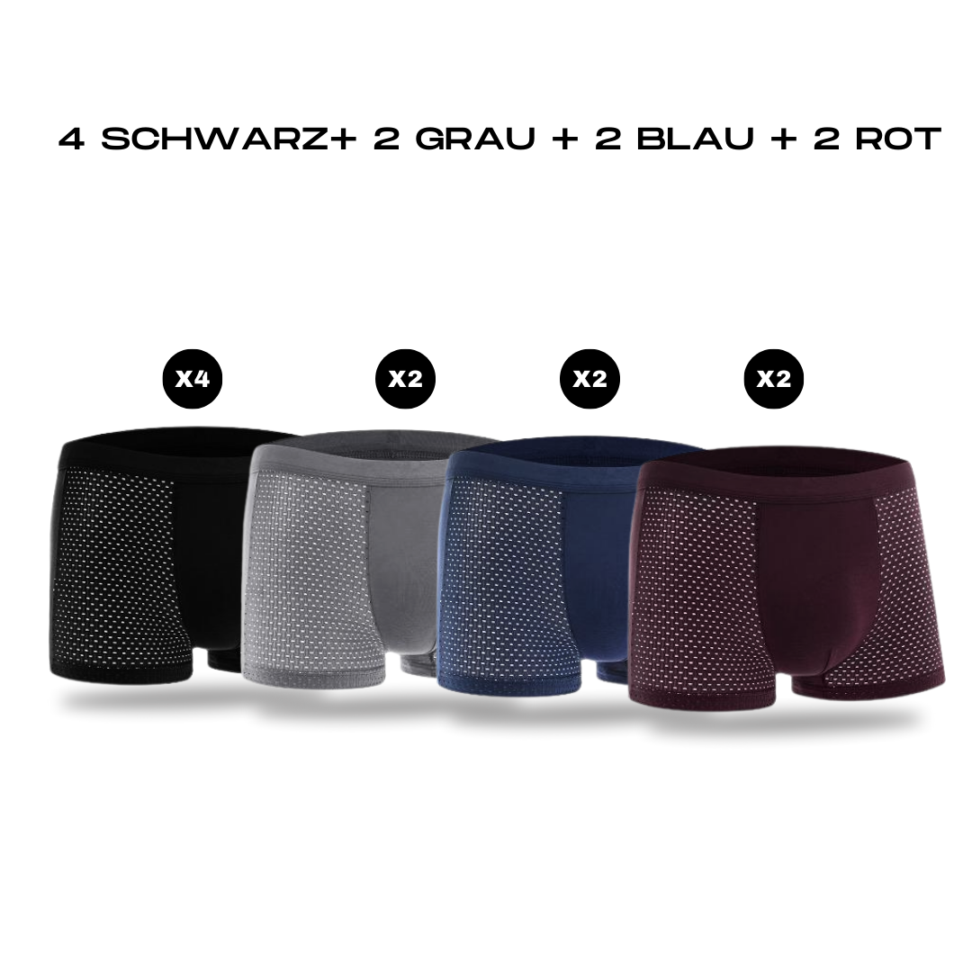 10 BAMBUSFASER-BOXERSHORTS ZUM PREIS VON 5 | BAMBOOWEAR