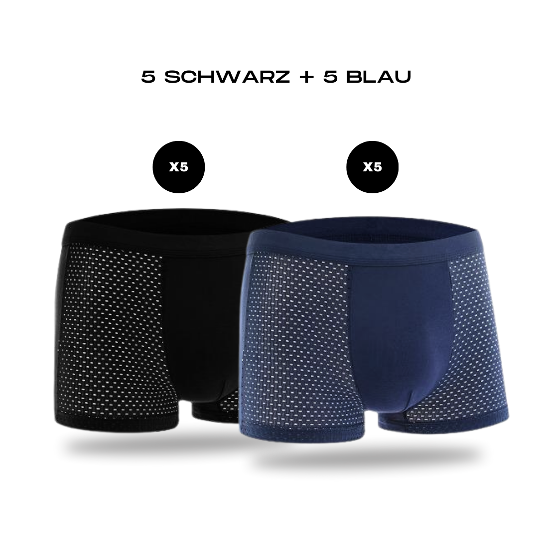 10 BAMBUSFASER-BOXERSHORTS ZUM PREIS VON 5 | BAMBOOWEAR