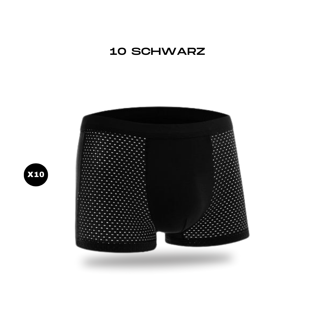 10 BAMBUSFASER-BOXERSHORTS ZUM PREIS VON 5 | BAMBOOWEAR