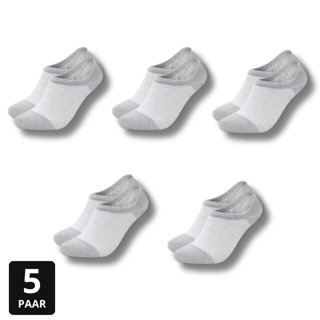ATMUNGSAKTIVES SOCKEN-SET | FÜSSLING / NO-SHOW | 5ER-PACK