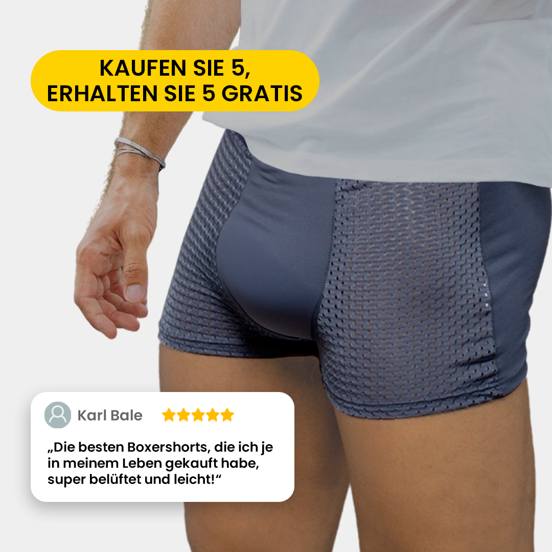 10 BAMBUSFASER-BOXERSHORTS ZUM PREIS VON 5 | BAMBOOWEAR