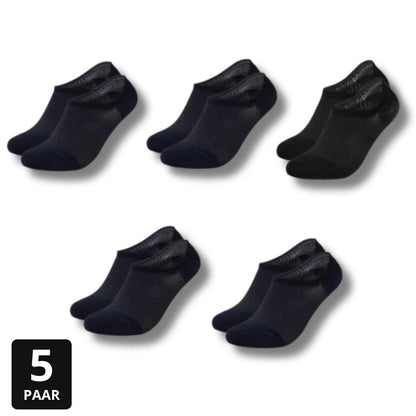 ATMUNGSAKTIVES SOCKEN-SET | FÜSSLING / NO-SHOW | 5ER-PACK