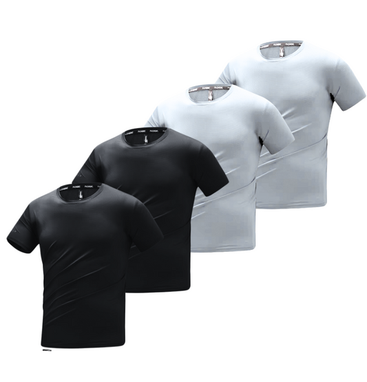 T-SHIRT AUS BAMBUSFASER | BAMBUSSHIRT 4ER-PACK MIX