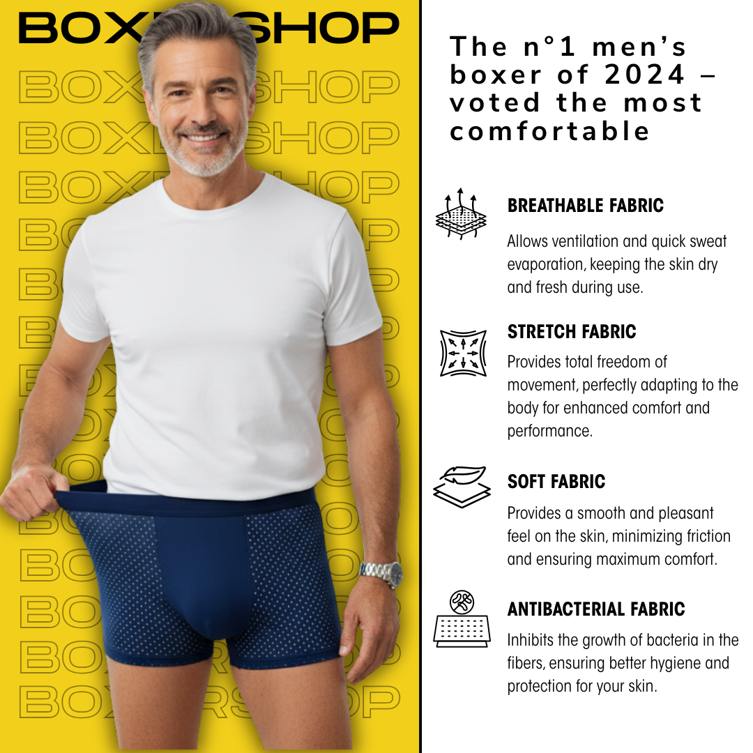 10 BAMBUSFASER-BOXERSHORTS ZUM PREIS VON 5 | BAMBOOWEAR