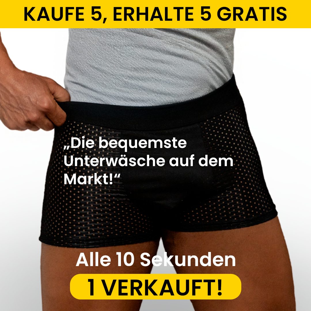 10 BAMBUSFASER-BOXERSHORTS ZUM PREIS VON 5 | BAMBOOWEAR
