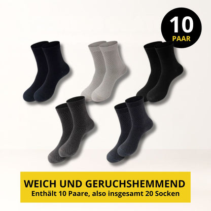 ATMUNGSAKTIVES SOCKEN-SET | KNÖCHELHÖHE | 10ER-PACK